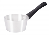 Milkpan Lipped Medium Duty Black Handle 15cm