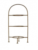 3-Tier Cake Stand Copper 27.5cm 10.8inch