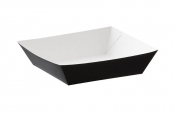 Burger Tray Black 165x155x40mm x500