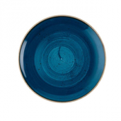Stonecast Java Blue Evolve Coupe Plate 10.25inch