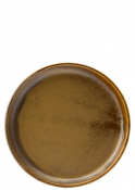 Murra Toffee Walled Plate 7inch (17.5cm)