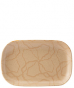 Maze Flax Rectangular Platter (25x17cm)