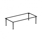 Fusion Black Rectangle Riser 61 x 28 x 15.3cm (24 x 11 x 6inch)