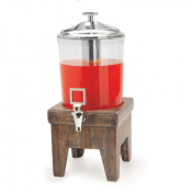 Steelite DWH Fusion Buffet System: Juicer Wood Base - 6.6 L (7 qt) - Ash Grey Teak
