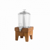 Steelite DWH Fusion Buffet System: Juicer Wood Base - 6.6 L (7 qt) - Natural Teak