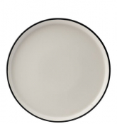 Homestead Black Walled Plate 10.5inch (27cm)