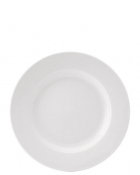 Pure White Wide Rim Plate 8.5inch (22cm)