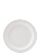 Pure White Narrow Rim Plate 8inch (20.6cm)