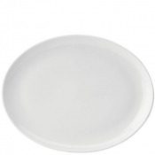 Pure White Oval Plate 14inch (36cm)