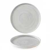 Stonecast Canvas Grey Walled Plate 6.3inch