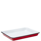 Eagle Enamel Red Baking Tray 11inch (28cm)