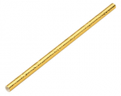 Paper Gold Cocktail Straw 5.5inch (14cm) 5mm x250