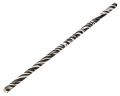 Paper Zebra Straw 8inch (20cm) x250