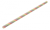 Paper Multi Coloured Stripe Straw 8inch (20cm) x250