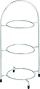 Cake/Plate Stand Chrome 3 Tier 15.5inch (39cm)