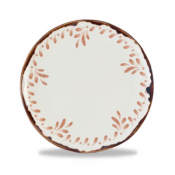 Dudson Harvest Mediterranean Terracotta  Organic Coupe Plate 9inch
