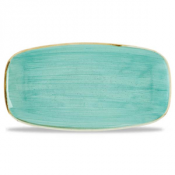 Stonecast Mint Chefs Oblong Plate 13 7/8X7 3/8inch