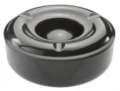 Ashtray Windproof Melamine Black