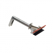 Grill Scraper with Squeegee & Blade Stainless Steel & Silicone