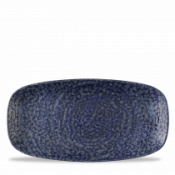 Churchill Super Vit Homespun Chroma Twilight Chefs Oblong Plate 11 3/4X6inch