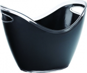 Polycarbonate Large Champagne Bucket Black 13.75inch (35cm)