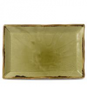 Dudson Harvest Green  Rectangle Tray 11 1/8X7 3/8inch