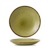 Dudson Harvest Green  Deep Coupe Plate 10inch