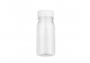 Juice Bottle PET Clear 125ml 38mm