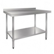 Stainless Steel Upstand Table 1200x600x850mm