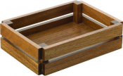 Acacia Small Crate 8.75inch x 6.25inch (22 x 16cm)