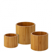 Bamboo Riser/Display Bowls H: 6 (15cm)
