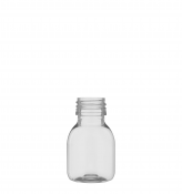 Shot/Juice Bottle Wide Neck Plastic 60ml - Frankie (includes lid)