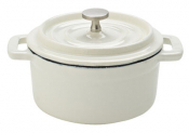 Cast Iron Calico Round Casserole 4inch (10cm) 8oz