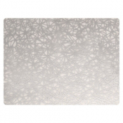 Modern Twist Twine Silver Silicone Placemat 30.5 x 40.6cm (12 x 16inch)