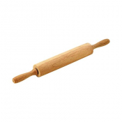 Naturals Wooden Rolling Pin With Handle 16inch