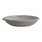 Gembrook White Dish With Double Spout 18 x 16 x 3cm 27cl (7 x 6 3/8 x 1 1/4inch 9 1/2oz)