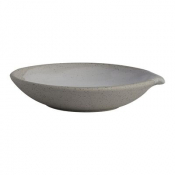 Gembrook White Dish With Spout 12.7 x 11.75 x 2.5cm 10.65cl (5 x 4 5/8 x 1inch 3 3/4oz)