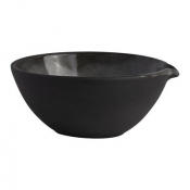 Gembrook Gray Bowl With Spout 12.7cm 35.5cl (5inch 12 1/2oz)