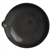 Gembrook Gray Dish With Spout 12.7 x 11.75 x 2.5cm 10.65cl (5 x 4 5/8 x 1inch 3 3/4oz)