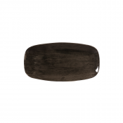 Churchill Stonecast Patina Iron Black Chefs Oblong Plate 13 7/8X7 3/8inch