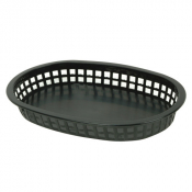 Fast Food Basket Oblong Black 273mm x12