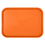 Fast Food Tray Polypropylene Orange 16x12inch/415x305mm