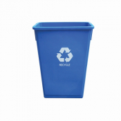 Slim Jim Bin Recycling Blue 87L