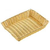 Poly Rattan Basket Rectangular 23x16.5cm / 9inchx6.5inch