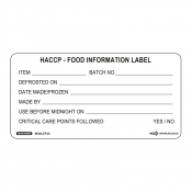 HACCP Freezer Label x500
