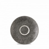 Churchill Super Vit Raku Quartz Black Cappuccino Saucer 6.25inch