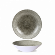 Churchill Super Vit Raku Quartz Black Evolve Deep Coupe Bowl 7 1/2inch
