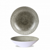 Churchill Super Vit Raku Quartz Black Evolve Deep Coupe Bowl 8 2/3inch