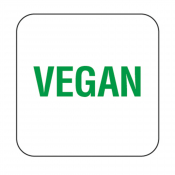 Allergen Vegan Label 25mm x1000
