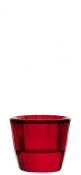 Ribbed Red Nightlight Holder